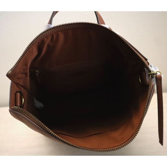 Fossil SHB2976210 Women\'s Medium Brown Leather Elina Convertible Backpack main image 12